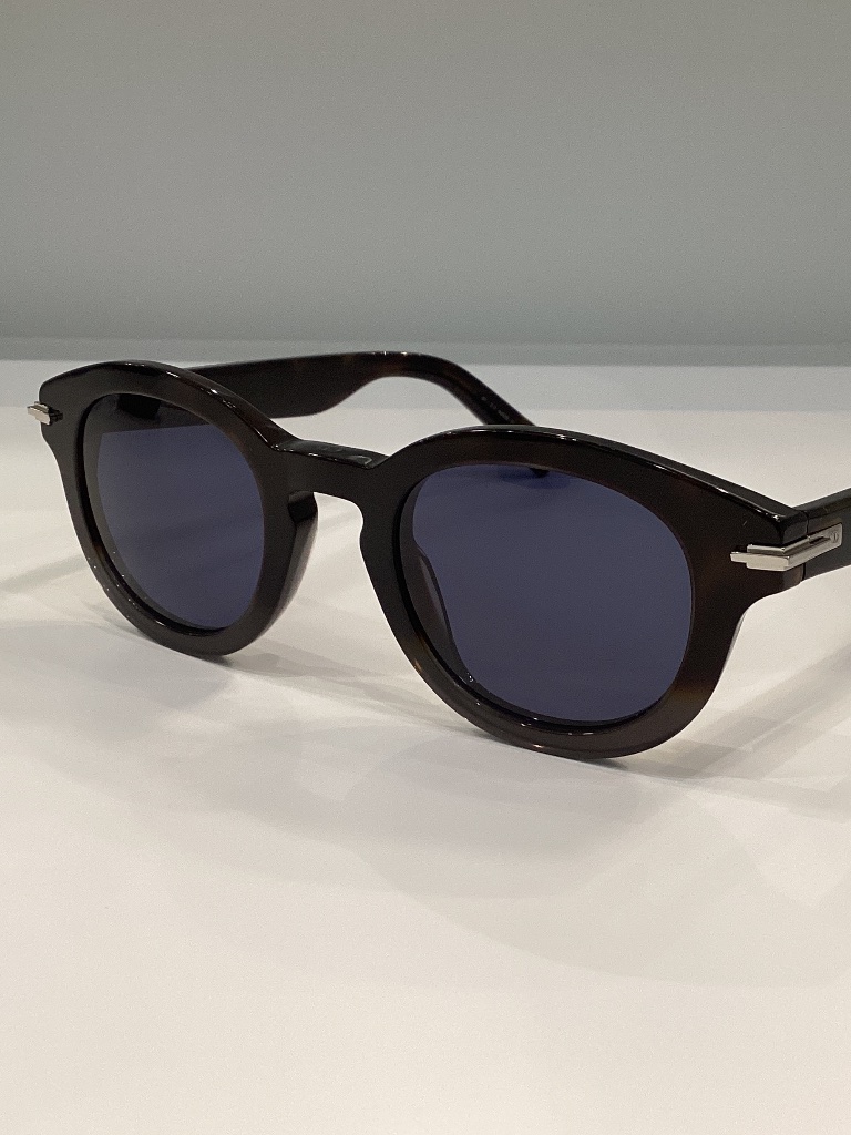 Dior Eyewear Diorblacksuit R5i Men’s Round Sunglasses 29b0 Tortoise/Gray 48mm